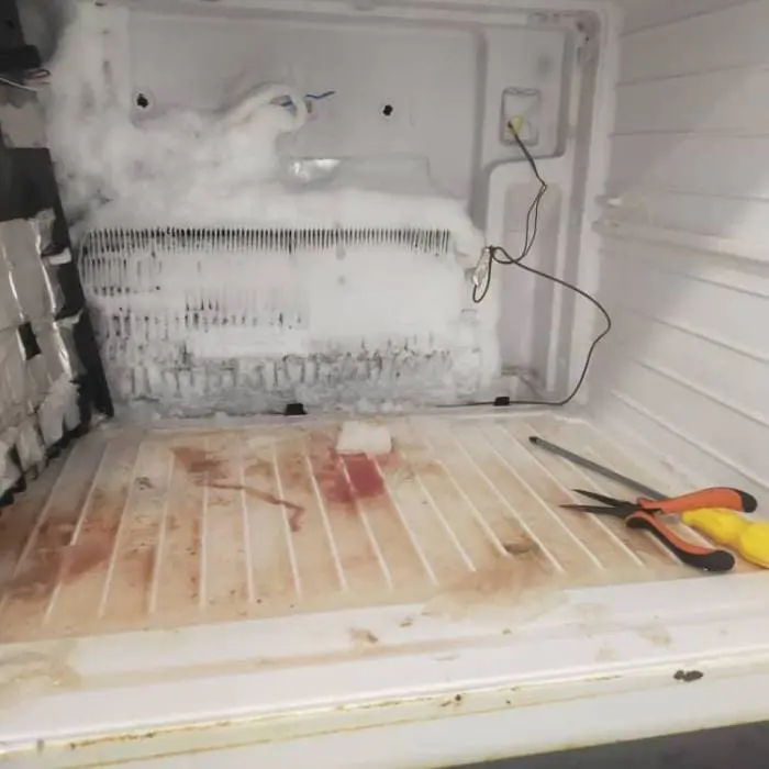 Commercial freezer installation project