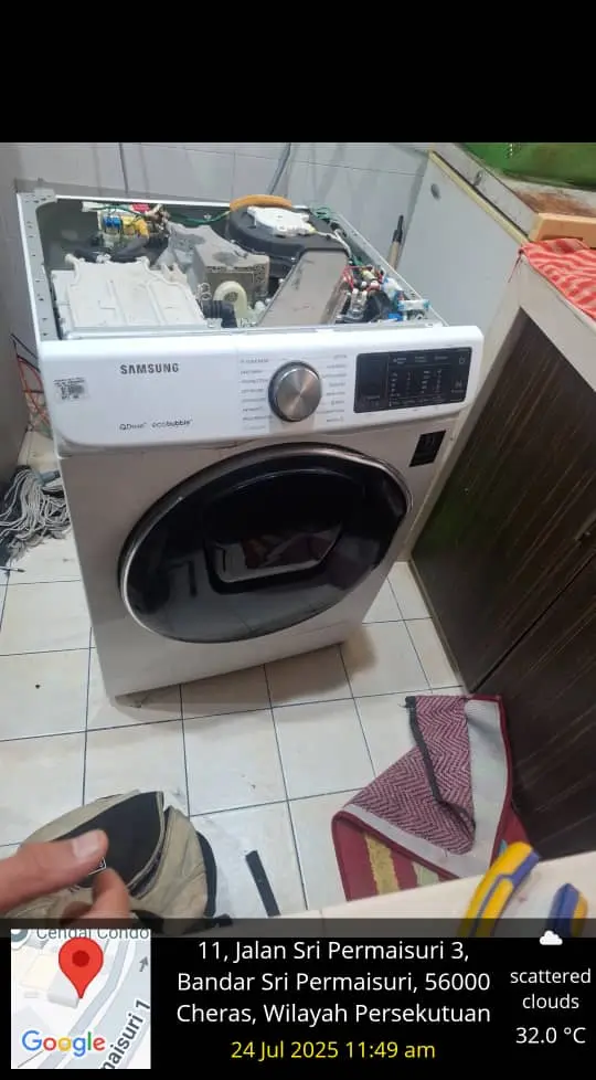 Samsung dryer repair project