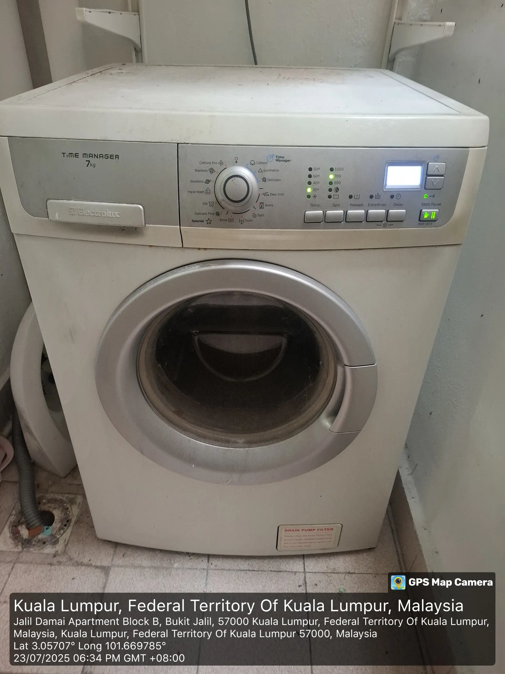 Washing machine water system repair service